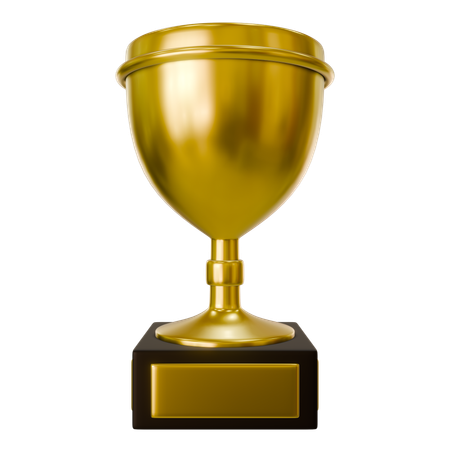 Trofeo de oro  3D Icon
