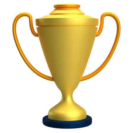 Trofeo de oro  3D Icon