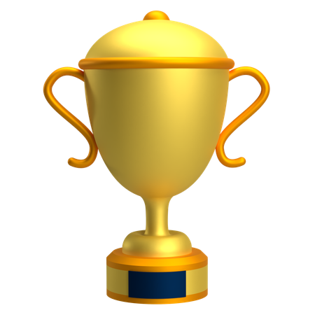 Trofeo de oro  3D Icon