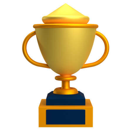 Trofeo de oro  3D Icon