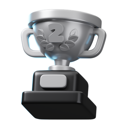 Trofeo de plata  3D Icon