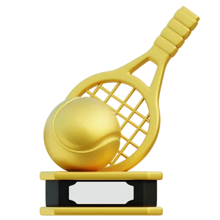 Trofeo de tenis  3D Icon