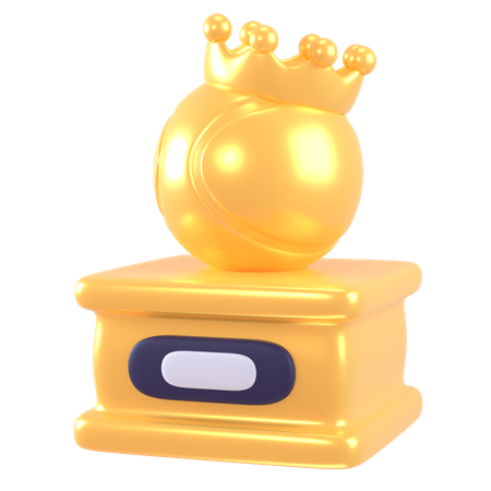 Trofeo de tenis  3D Icon