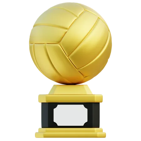 Trofeo de voleibol  3D Icon