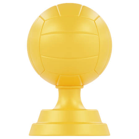 Trofeo de voleibol  3D Icon