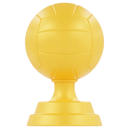 Trofeo de voleibol  3D Icon