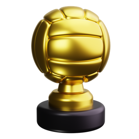 Trofeo de voleibol  3D Icon