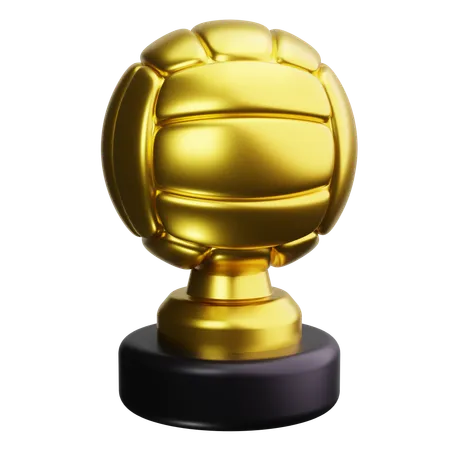 Trofeo de voleibol  3D Icon