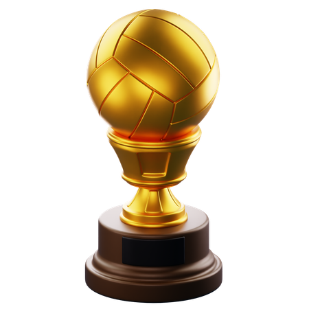 Trofeo de voleibol  3D Icon