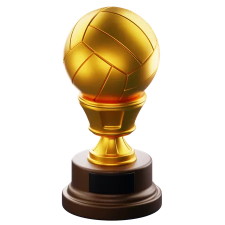 Trofeo de voleibol  3D Icon