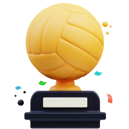 Trofeo de voleibol  3D Icon