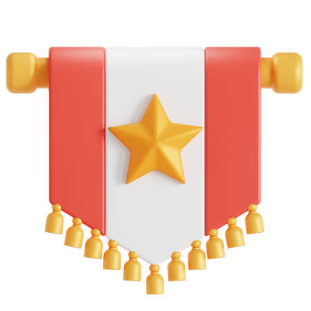 Trofeo del estandarte del reino  3D Icon