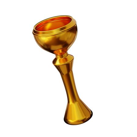 Trofeo de oro  3D Illustration