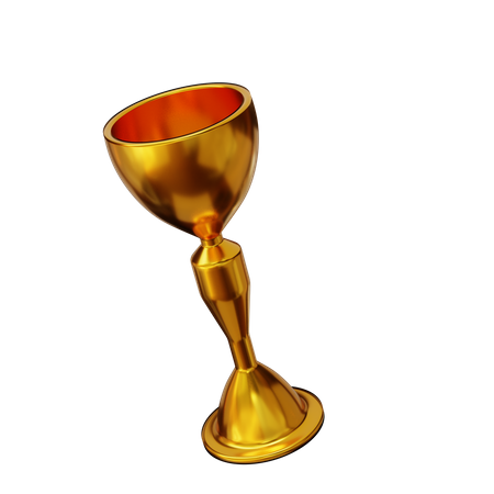 Trofeo de oro  3D Illustration