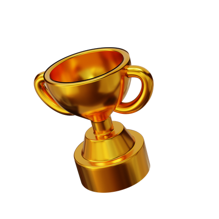 Trofeo de oro  3D Illustration