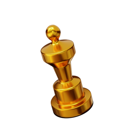 Trofeo de oro  3D Illustration