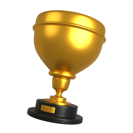 Trofeo de oro  3D Illustration