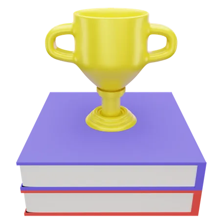 Trofeo de educación  3D Icon