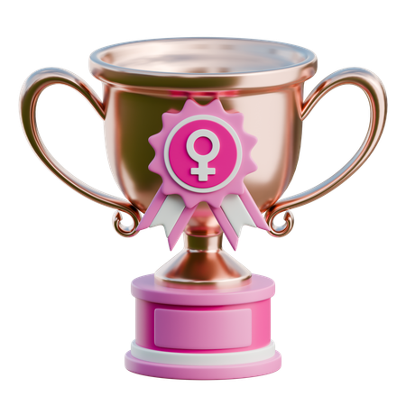 Trofeo femenino  3D Icon