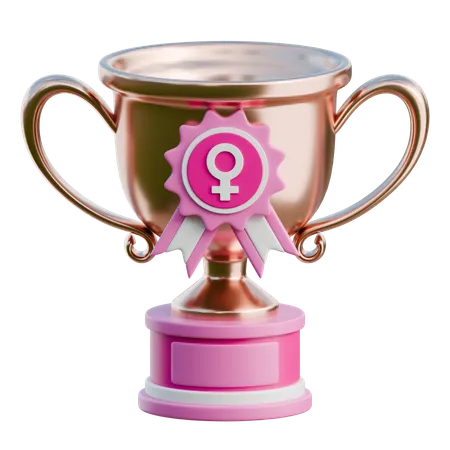 Trofeo femenino  3D Icon