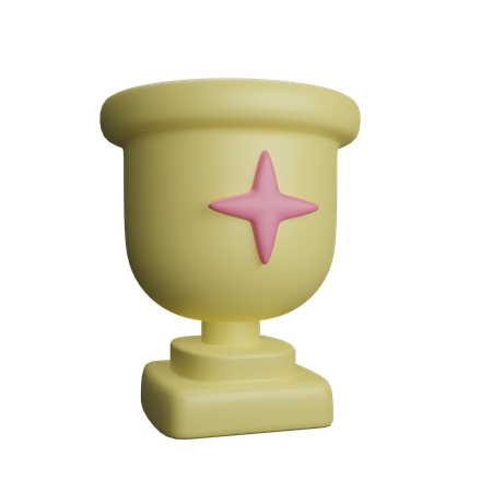 Trofeo ganador  3D Icon