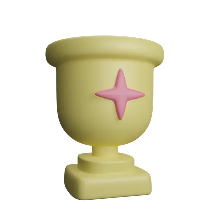 Trofeo ganador  3D Icon