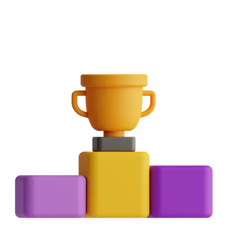 Trofeo ganador  3D Icon