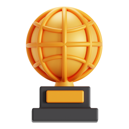 Trofeo globo  3D Icon
