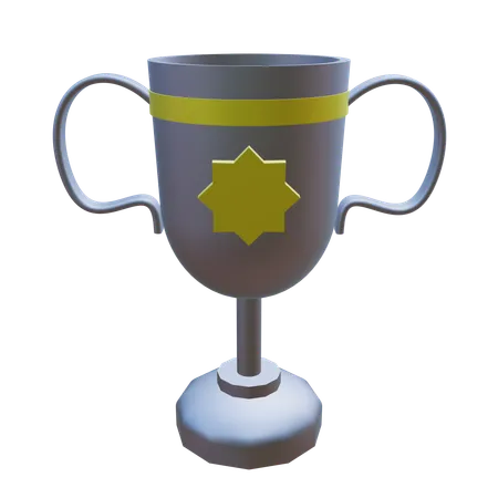 Trofeo de logros  3D Icon