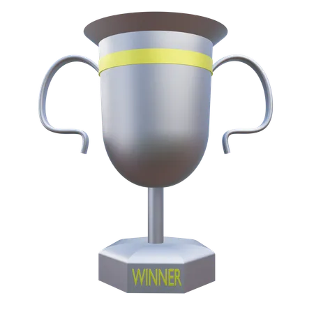 Trofeo de logros  3D Icon