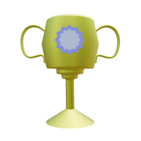 Trofeo de logros  3D Icon