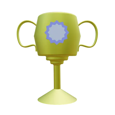 Trofeo de logros  3D Icon