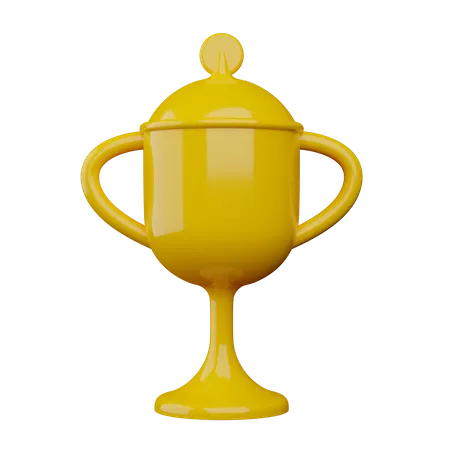 Trofeo de oro  3D Illustration