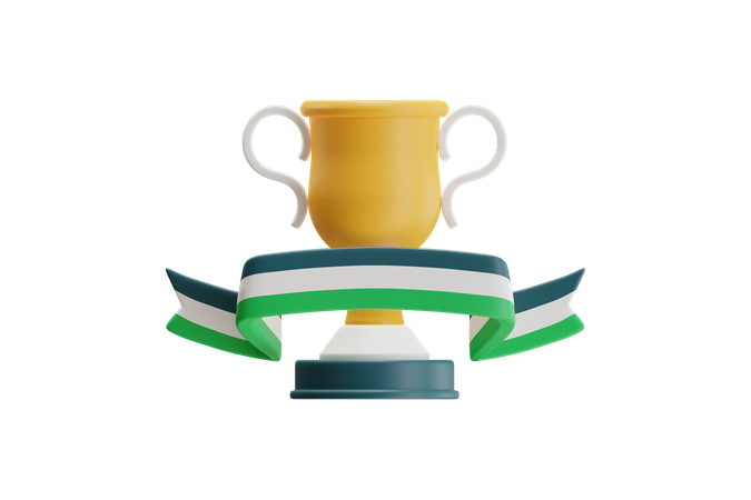 Trofeo con cinta  3D Icon