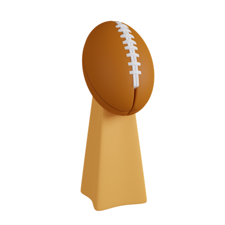 Trofeo de superbowl  3D Icon