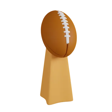 Trofeo de superbowl  3D Icon