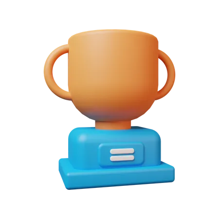 Troféu  3D Illustration