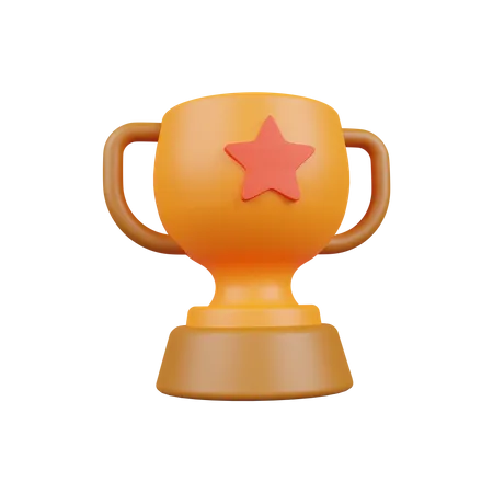 Troféu  3D Illustration