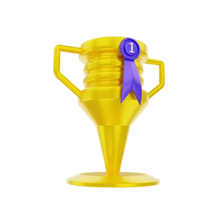 Troféu  3D Illustration