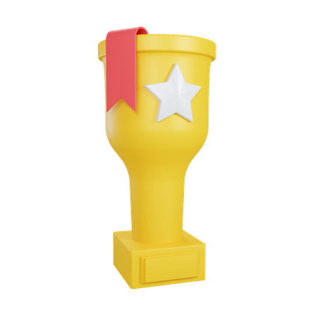 Troféu  3D Illustration