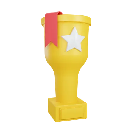 Troféu  3D Illustration