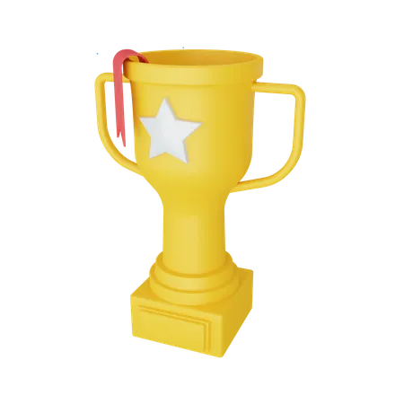 Troféu  3D Illustration