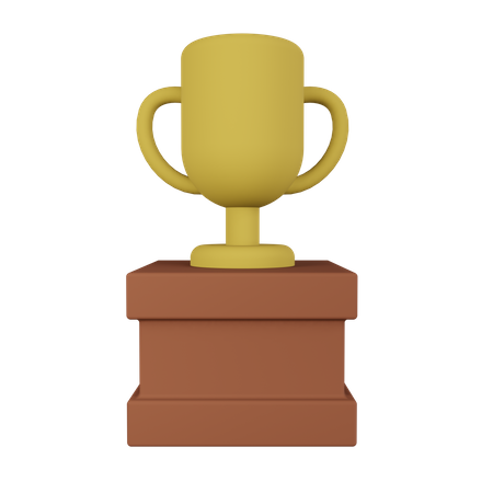 Troféu  3D Illustration