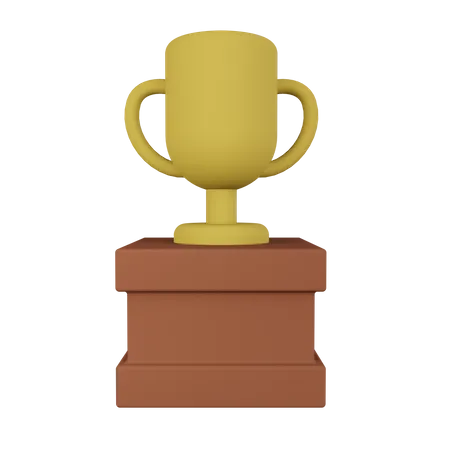 Troféu  3D Illustration