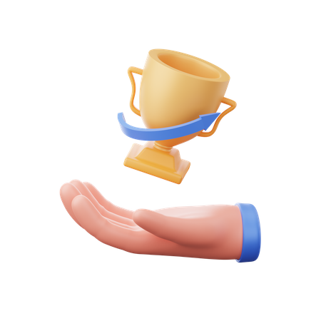 Troféu  3D Illustration