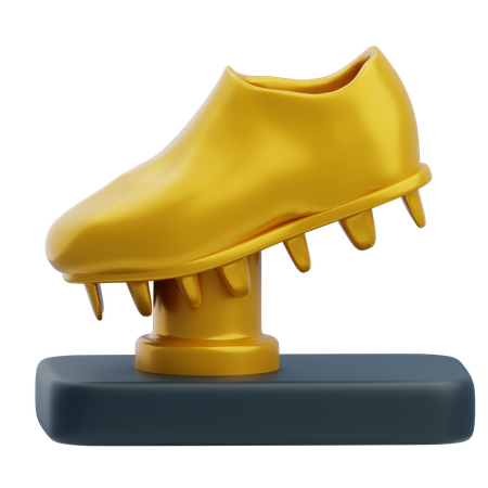 Troféu bota de ouro  3D Icon