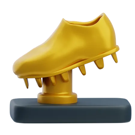 Troféu bota de ouro  3D Icon