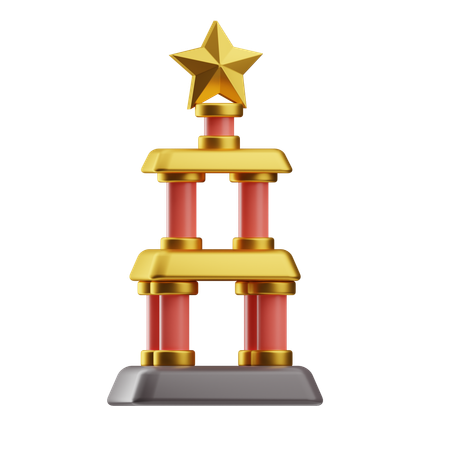 Troféu de campeão  3D Icon