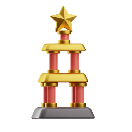 Troféu de campeão  3D Icon