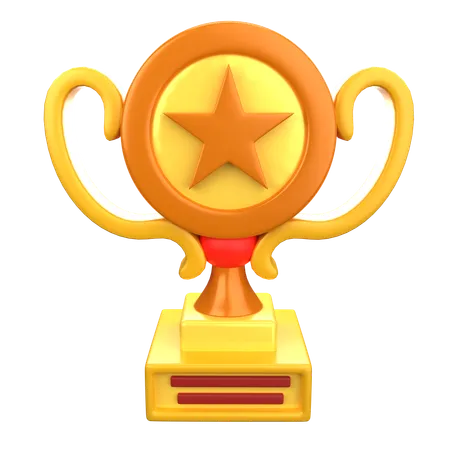 Troféu de campeão  3D Icon